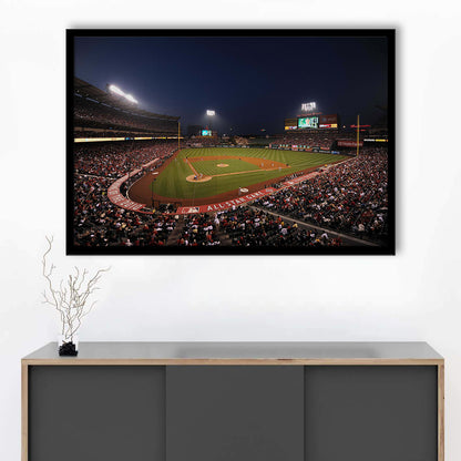 Angel Stadium in Los Angeles, Stadium Canvas, Sport Art, Fan Gifts, Framed Art Print Wall Decor, Picture Framed