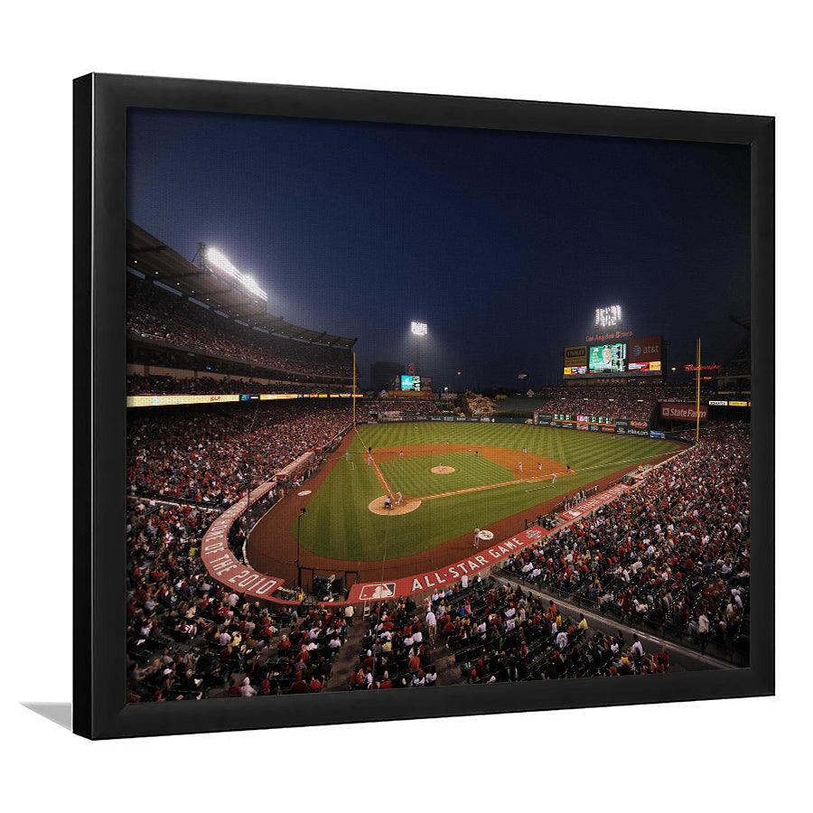 Angel Stadium in Los Angeles, Stadium Canvas, Sport Art, Fan Gifts, Framed Art Print Wall Decor, Picture Framed