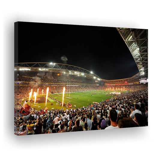 Anz Stadium Grand Final, Stadium Canvas, Sport Art, Gift for him, Man Cave Decor, Art Print, Canvas Print Wall Art