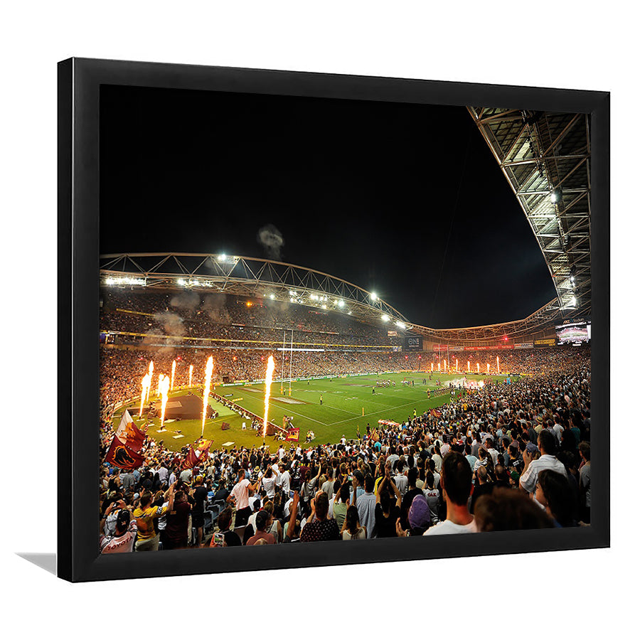 Anz Stadium Grand Final, Stadium Canvas, Sport Art, Gift for him, Framed Art Print Wall Decor, Picture Framed