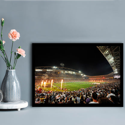 Anz Stadium Grand Final, Stadium Canvas, Sport Art, Gift for him, Framed Art Print Wall Decor, Picture Framed