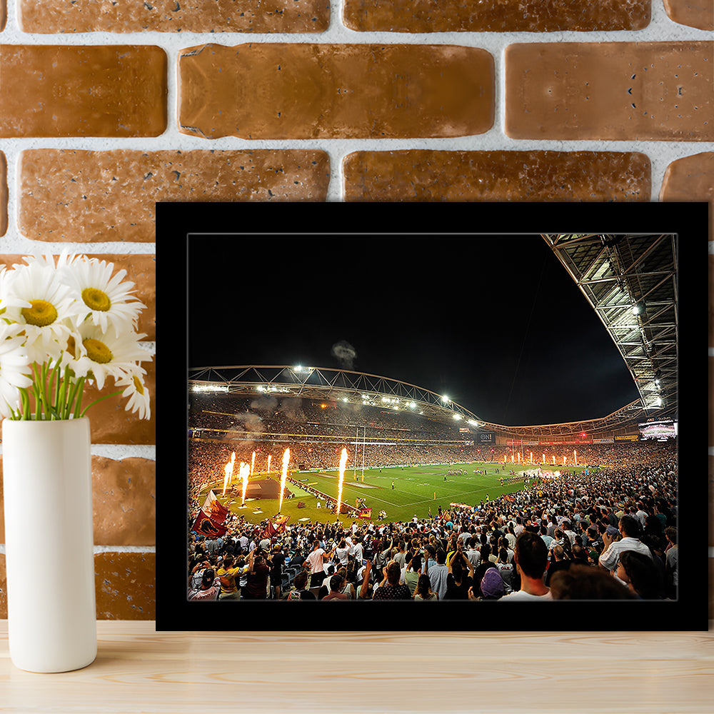 Anz Stadium Grand Final, Stadium Canvas, Sport Art, Gift for him, Framed Art Print Wall Decor, Picture Framed