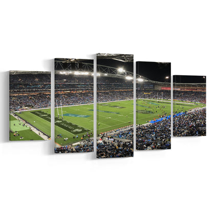 Anz Stadium, Stadium Canvas, Sport Art, Gift for him, 5 Panel, Large Canvas, Canvas Print Wall Art