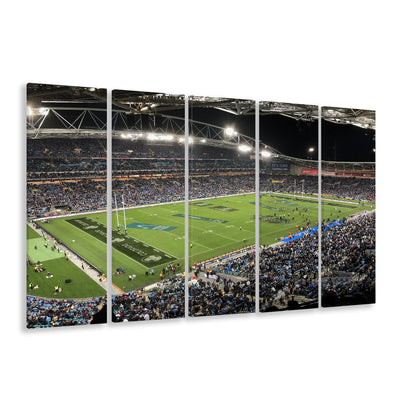 Anz Stadium, Stadium Canvas, Sport Art, 5 Panel B, Extra Large Canvas, Canvas Print Wall Art