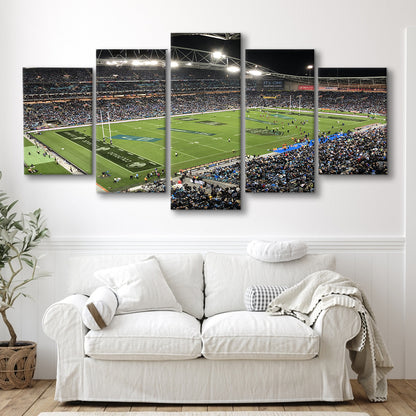 Anz Stadium, Stadium Canvas, Sport Art, Gift for him, 5 Panel, Large Canvas, Canvas Print Wall Art