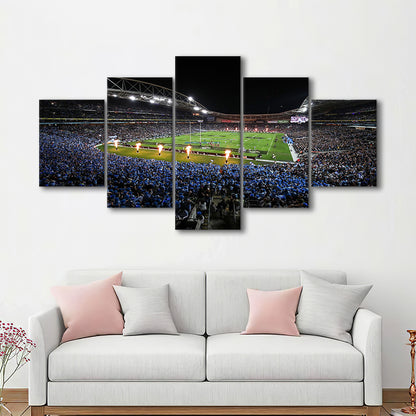 Anz Stadium at Sydney Olympic Park, Stadium Canvas, Sport Art, Gift for him, 5 Panel, Large Canvas, Canvas Print Wall Art