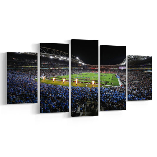 Anz Stadium at Sydney Olympic Park, Stadium Canvas, Sport Art, Gift for him, 5 Panel, Large Canvas, Canvas Print Wall Art