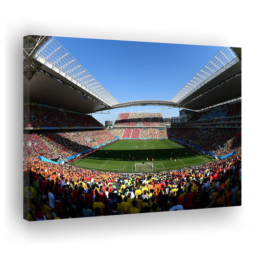Arena Corinthians Copa, Stadium Canvas, Sport Art, Gift for him, Man Cave Decor, Art Print, Canvas Print Wall Art