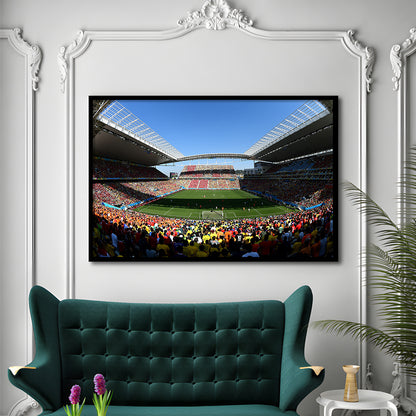 Arena Corinthians Copa, Stadium Canvas, Sport Art, Gift for him, Framed Art Print Wall Decor, Picture Framed