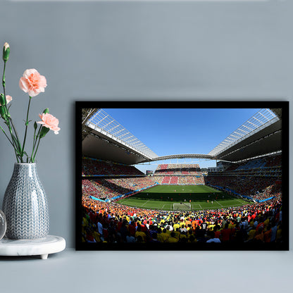 Arena Corinthians Copa, Stadium Canvas, Sport Art, Gift for him, Framed Art Print Wall Decor, Picture Framed