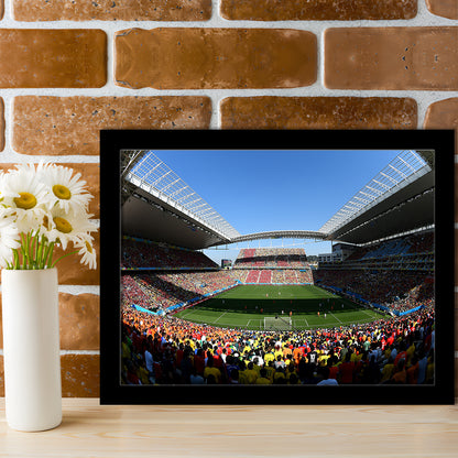 Arena Corinthians Copa, Stadium Canvas, Sport Art, Gift for him, Framed Art Print Wall Decor, Picture Framed