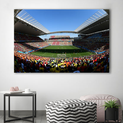 Arena Corinthians Copa, Stadium Canvas, Sport Art, Gift for him, Man Cave Decor, Art Print, Canvas Print Wall Art