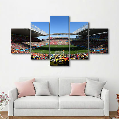 Arena Corinthians Copa, Stadium Canvas, Sport Art, Gift for him, 5 Panel, Large Canvas, Canvas Print Wall Art
