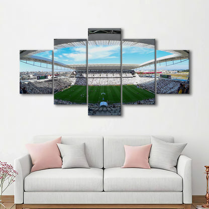 Arena Corinthians, Stadium Canvas, Sport Art, Gift for him, 5 Panel, Large Canvas, Canvas Print Wall Art