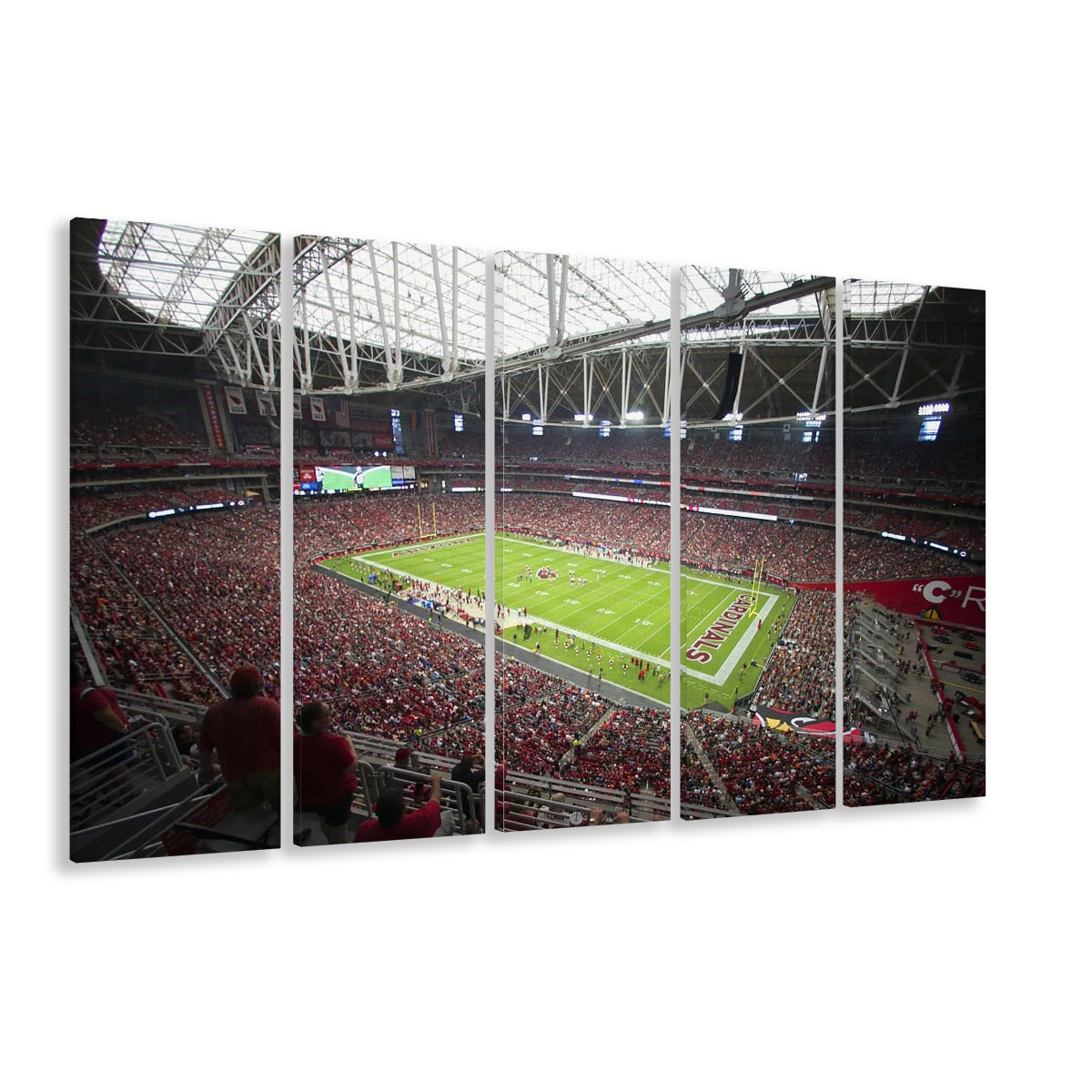 Arizona Diamondbacks Stadium, Stadium Canvas, Sport Art, 5 Panel B, Extra Large Canvas, Canvas Print Wall Art