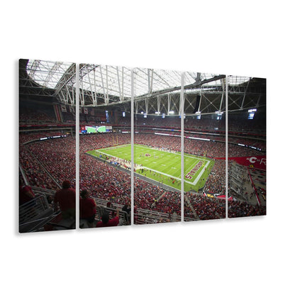 Arizona Diamondbacks Stadium, Stadium Canvas, Sport Art, 5 Panel B, Extra Large Canvas, Canvas Print Wall Art