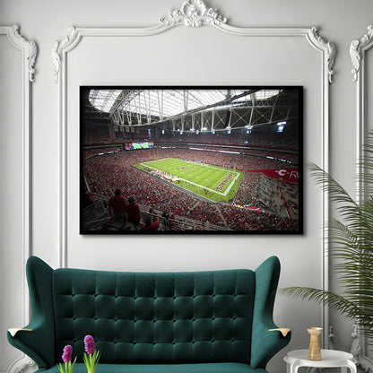 Arizona Diamondbacks Stadium, Stadium Canvas, Sport Art, Gift for him, Framed Art Print Wall Decor, Picture Framed
