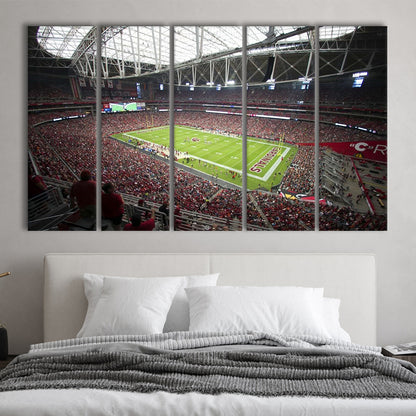 Arizona Diamondbacks Stadium, Stadium Canvas, Sport Art, 5 Panel B, Extra Large Canvas, Canvas Print Wall Art