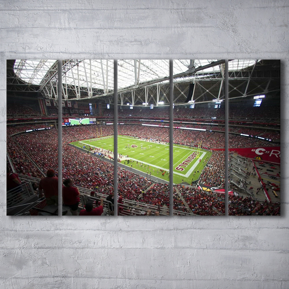 Arizona Diamondbacks Stadium, Stadium Canvas, Sport Art, 5 Panel B, Extra Large Canvas, Canvas Print Wall Art