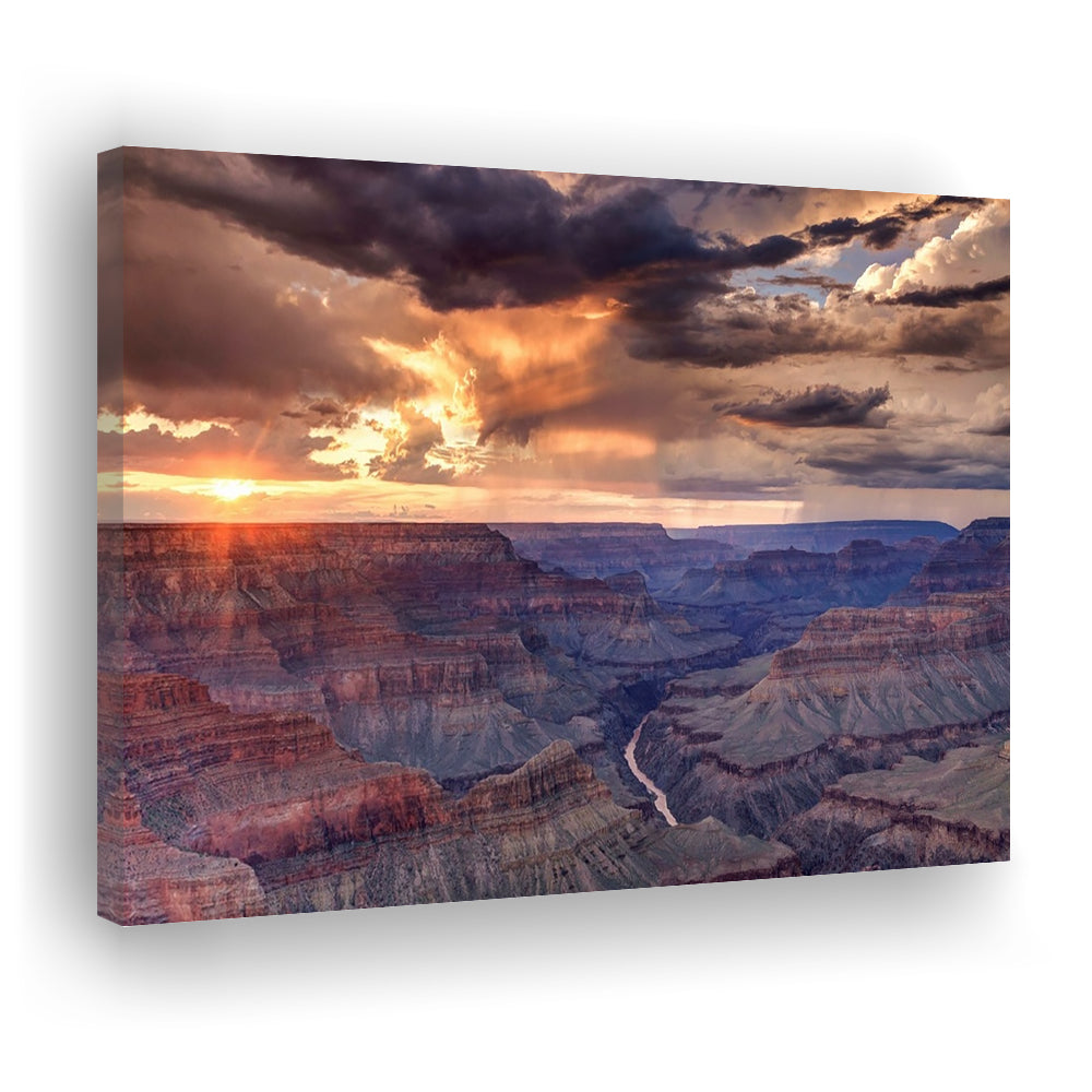Arizona Grand Canyon National Park Colorado River from Mohave Point, Cavas Print Wall Art Hom Decor