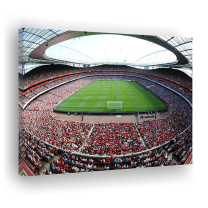 Arsenal Football Stadium in London, Stadium Canvas, Sport Art, Gift for him, Man Cave Decor, Art Print, Canvas Print Wall Art
