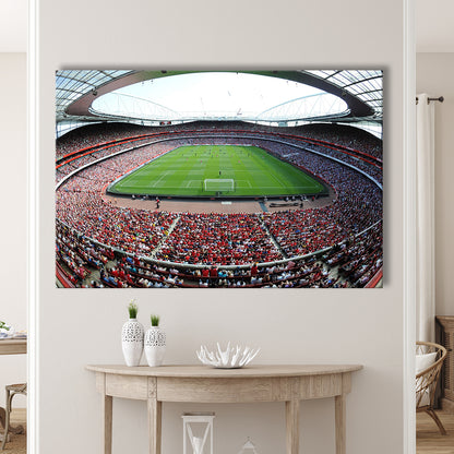 Arsenal Football Stadium in London, Stadium Canvas, Sport Art, Gift for him, Man Cave Decor, Art Print, Canvas Print Wall Art