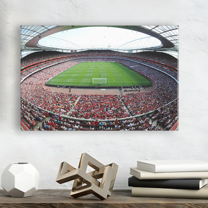 Arsenal Football Stadium in London, Stadium Canvas, Sport Art, Gift for him, Man Cave Decor, Art Print, Canvas Print Wall Art
