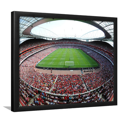 Arsenal Football Stadium in London, Stadium Canvas, Sport Art, Gift for him, Framed Art Print Wall Decor, Picture Framed