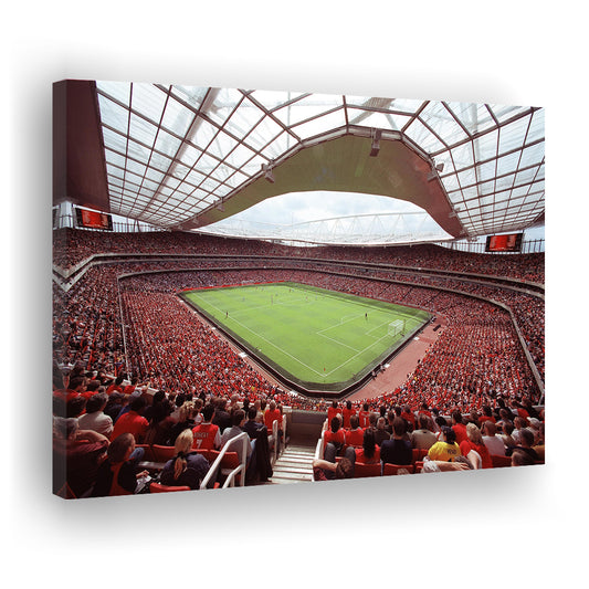 Arsenal in Emirates Stadium, Stadium Canvas, Sport Art, Gift for him, Man Cave Decor, Art Print, Canvas Print Wall Art