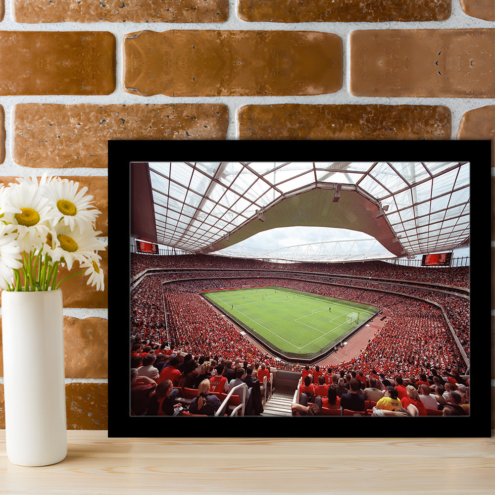 Arsenal in Emirates Stadium, Stadium Canvas, Sport Art, Gift for him, Framed Art Print Wall Decor, Picture Framed