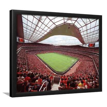Arsenal in Emirates Stadium, Stadium Canvas, Sport Art, Gift for him, Framed Art Print Wall Decor, Picture Framed