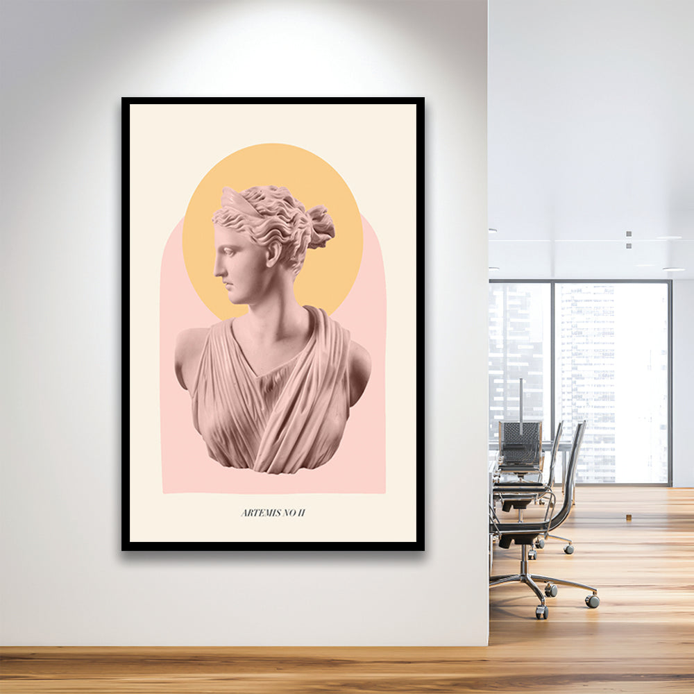 Artemis Pastel Art Print, Framed Picture Print,, Framed Art Prints Wall Decor