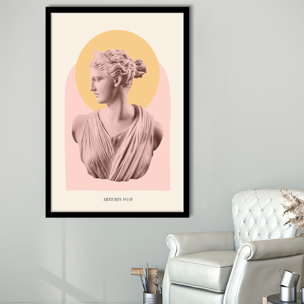 Artemis Pastel Art Print, Framed Picture Print,, Framed Art Prints Wall Decor