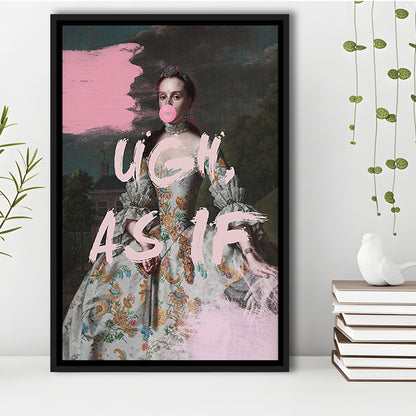 As If Print, Altered Art, Bedroom Print, Pink Print, Wall Art, Framed Canvas Prints Wall Art