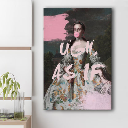 As If Print, Altered Art, Bedroom Print, Pink Print, Wall Art, Canvas Prints Wall Art