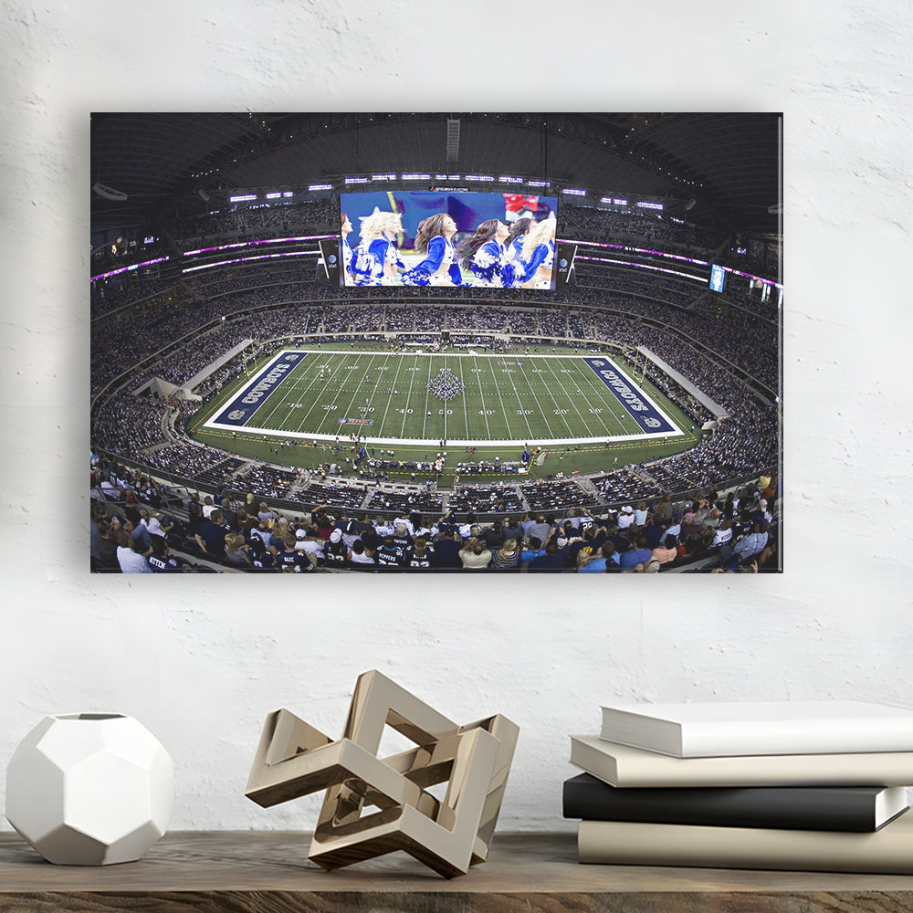 At And T Stadium, Stadium Canvas, Sport Art, Fan Gifts, Man Cave Decor, Art Print, Canvas Print Wall Art