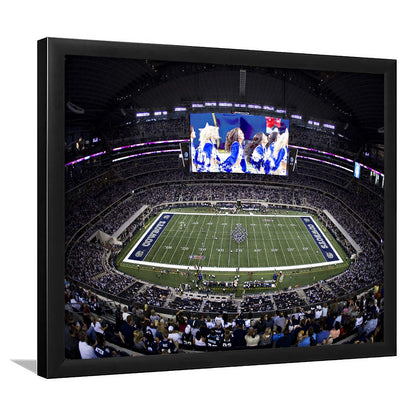At And T Stadium, Stadium Canvas, Sport Art, Fan Gifts, Framed Art Print Wall Decor, Picture Framed
