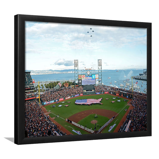 At and T Park San Francisco, Stadium Canvas, Sport Art, Gift for him, Framed Art Print Wall Decor, Picture Framed