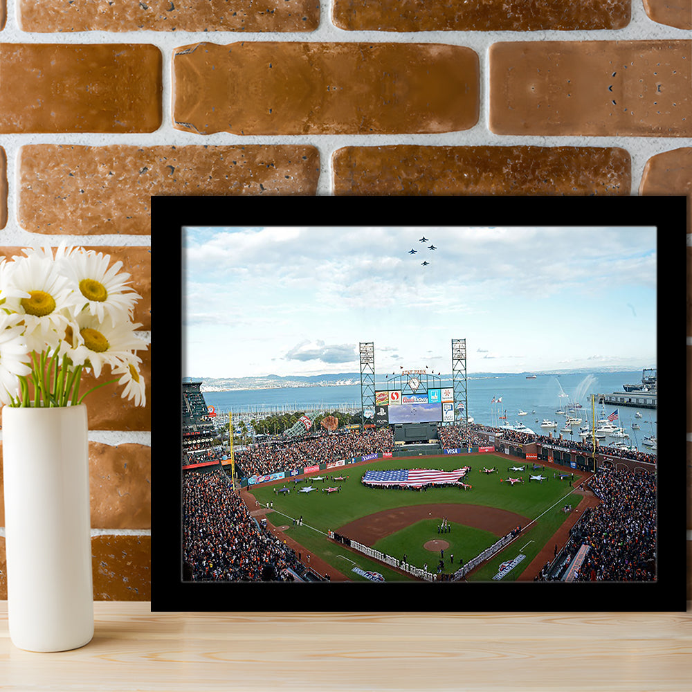 At and T Park San Francisco, Stadium Canvas, Sport Art, Gift for him, Framed Art Print Wall Decor, Picture Framed