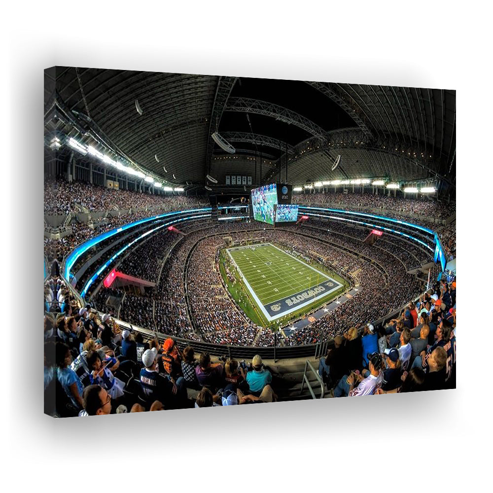 At and t Stadium, Stadium Canvas, Sport Art, Gift for him, Man Cave Decor, Art Print, Canvas Print Wall Art