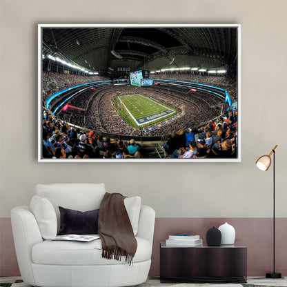 At and t Stadium, Stadium Canvas, Sport Art, Framed Canvas Print Wall Art, Floating Frame