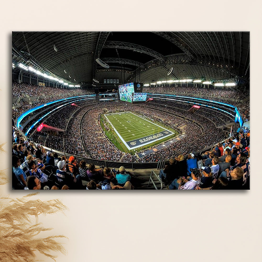 At and t Stadium, Stadium Canvas, Sport Art, Gift for him, Man Cave Decor, Art Print, Canvas Print Wall Art