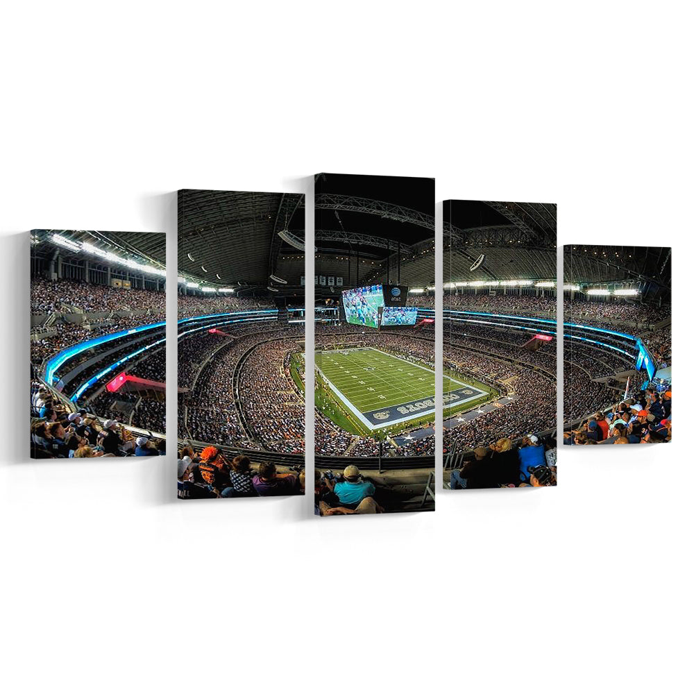 At and t Stadium, Stadium Canvas, Sport Art, Gift for him, 5 Panel, Large Canvas, Canvas Print Wall Art