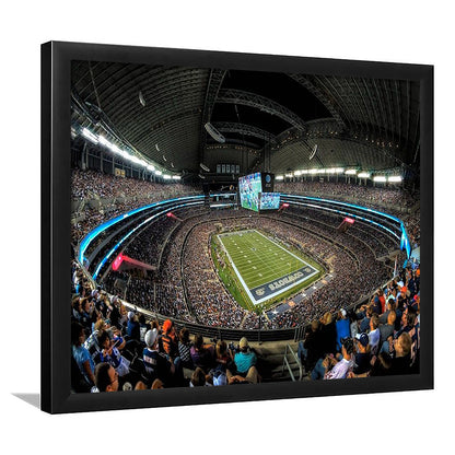 At and t Stadium, Stadium Canvas, Sport Art, Gift for him, Framed Art Print Wall Decor, Picture Framed