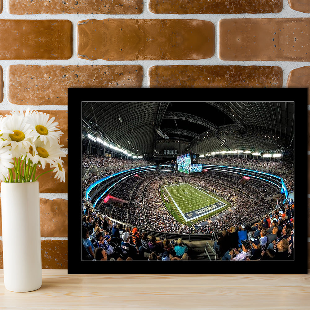 At and t Stadium, Stadium Canvas, Sport Art, Gift for him, Framed Art Print Wall Decor, Picture Framed