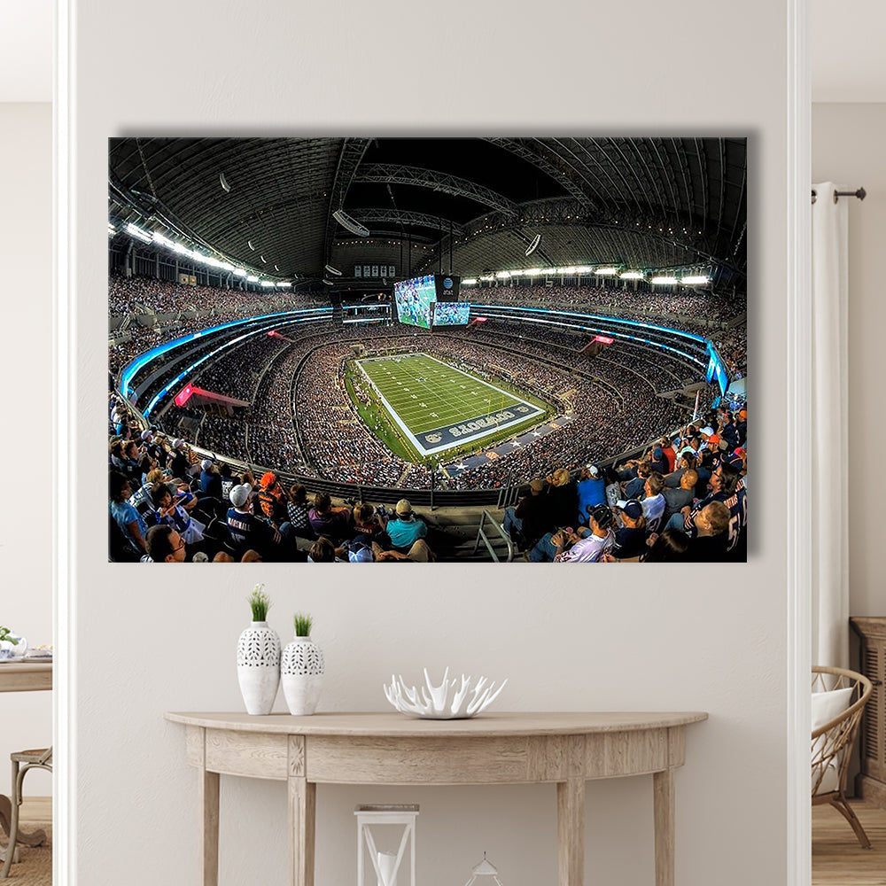 At and t Stadium, Stadium Canvas, Sport Art, Gift for him, Man Cave Decor, Art Print, Canvas Print Wall Art