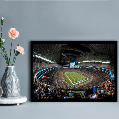 At and t Stadium, Stadium Canvas, Sport Art, Gift for him, Framed Art Print Wall Decor, Picture Framed