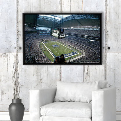 At and t Stadium in Texas, Stadium Canvas, Sport Art, Framed Canvas Print Wall Art, Floating Frame