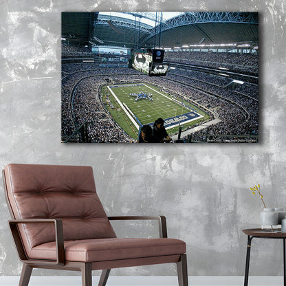 At and t Stadium in Texas, Stadium Canvas, Sport Art, Gift for him, Man Cave Decor, Art Print, Canvas Print Wall Art