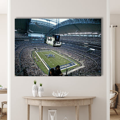 At and t Stadium in Texas, Stadium Canvas, Sport Art, Gift for him, Man Cave Decor, Art Print, Canvas Print Wall Art